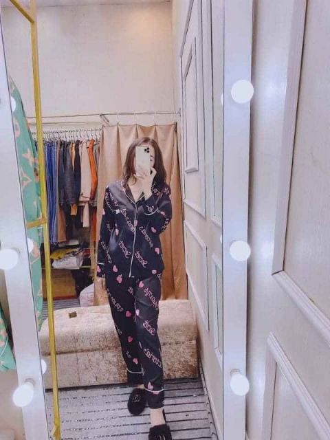 [THANH LÝ GIÁ SIÊU SỐC ] Bộ lụa tay dài quần dài hàng loại 1 (𝐋𝐮̣𝐚 𝐬𝐚𝐭𝐢𝐧 )