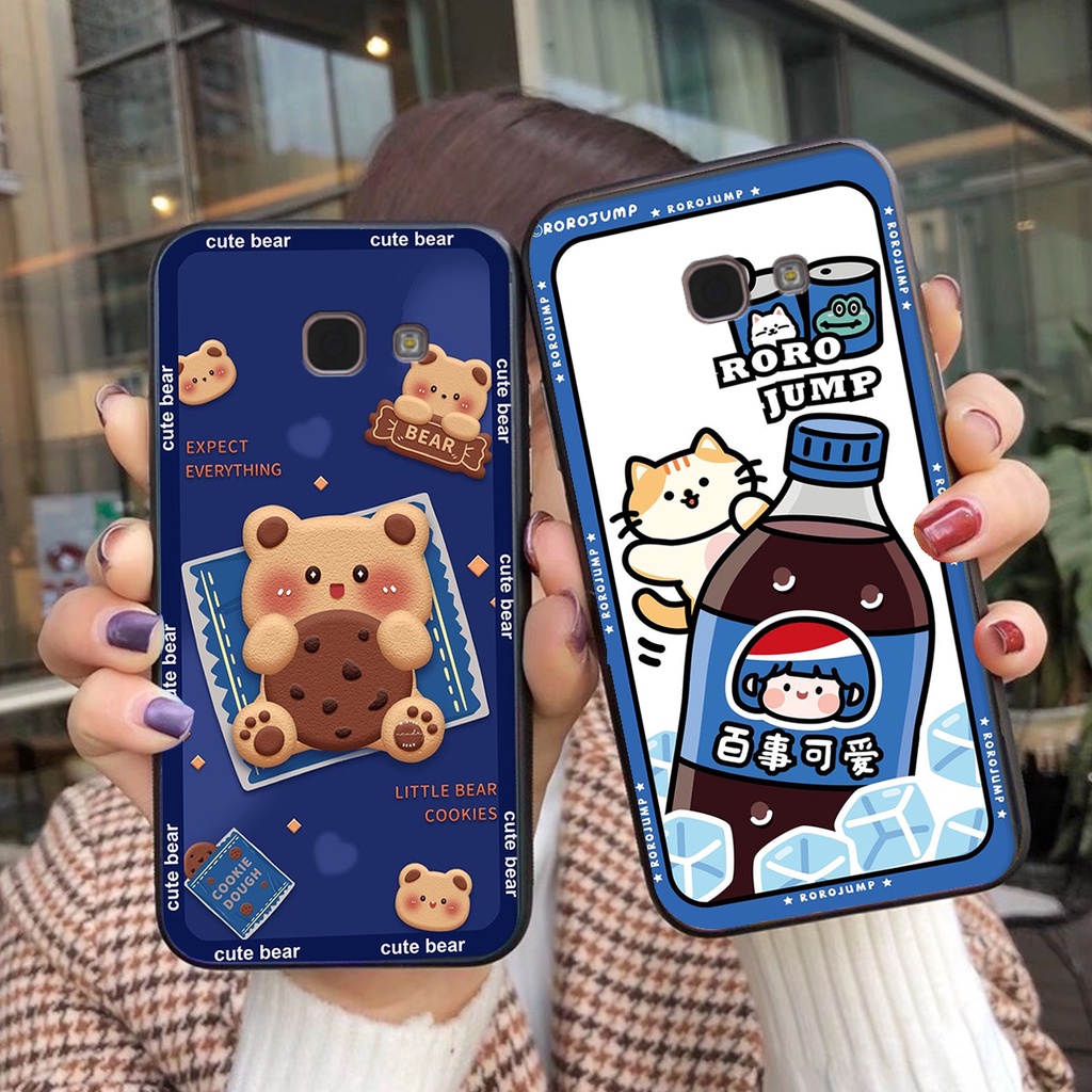Ốp lưng Samsung A3 2017 / A5 2017 / A7 2017 in hình 3D GẤU cute be@r, soda, happy day cực hot ,thời thượng