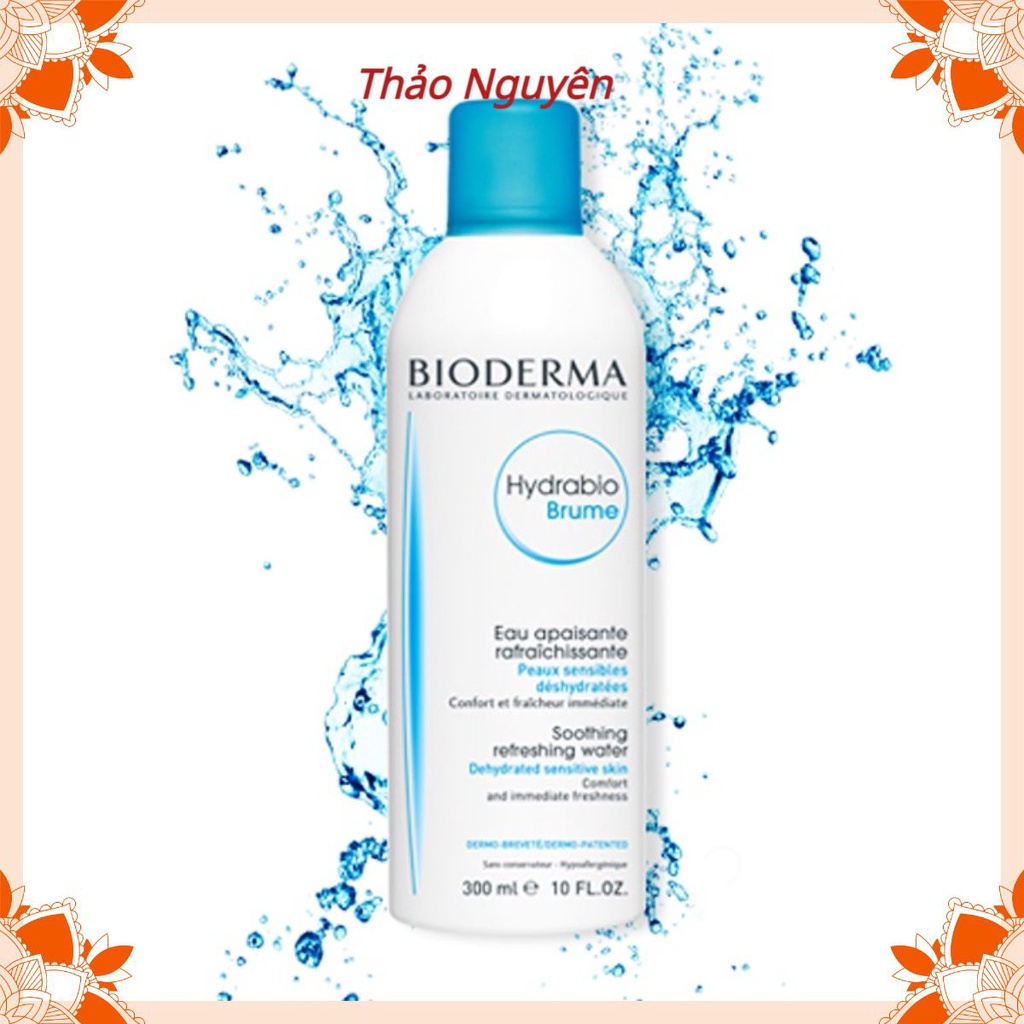 Xịt Khoáng Bioderma Hydrabio Brume Dành Cho Da Nhạy Cảm Chai 300ml