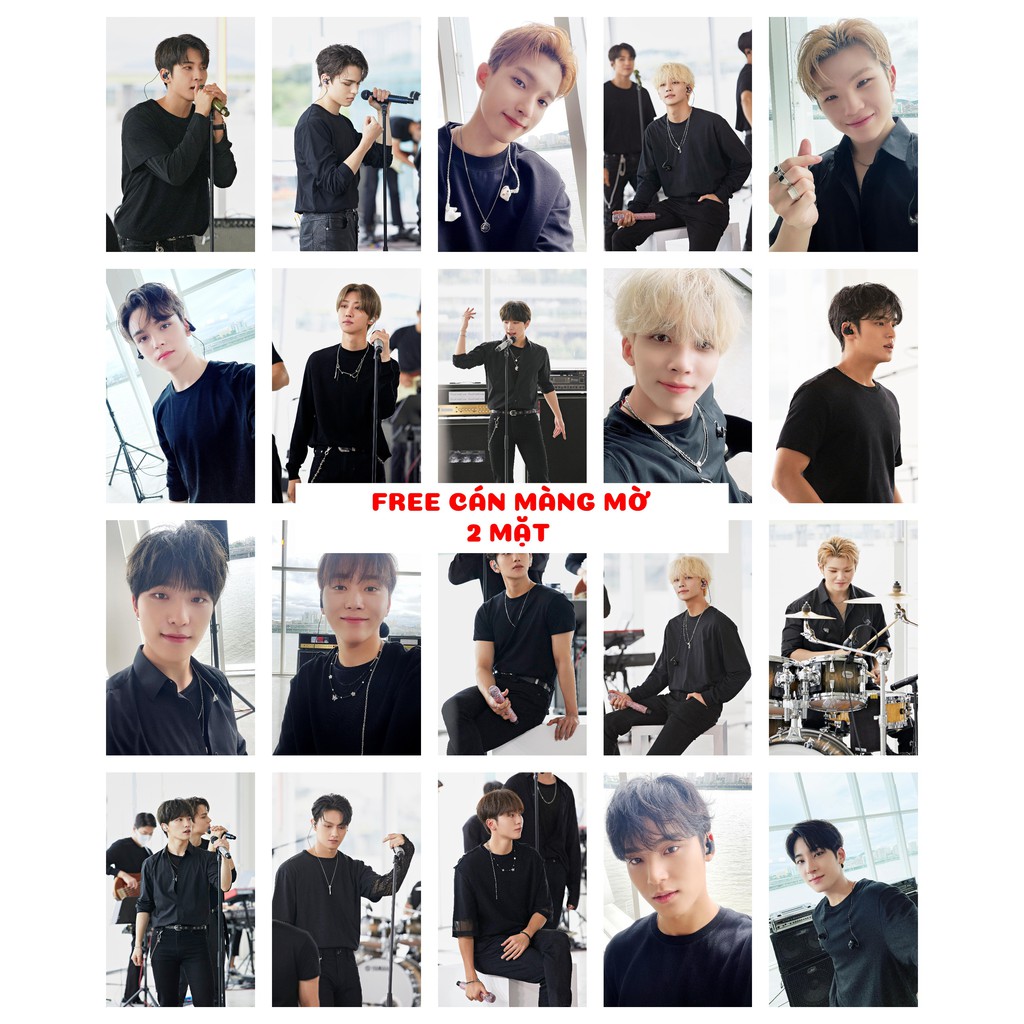 Lomo card 40 ảnh nhóm Seventeen - Rock with you Band Live