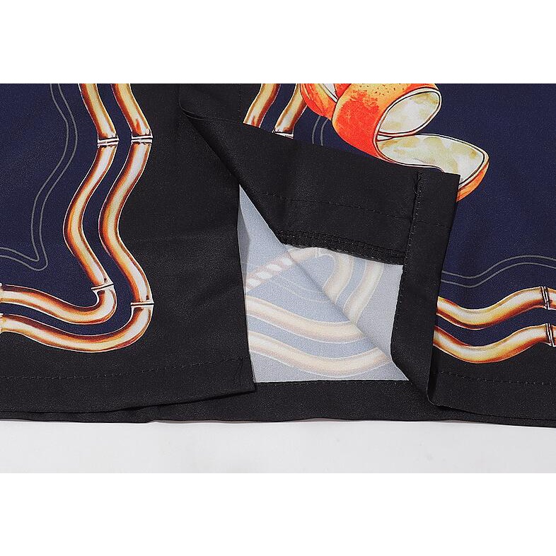 Casablanca Áo Sơ Mi cotton Ngắn Tay In Họa Tiết Thời Trang Dành Cho Nam Và Nữ