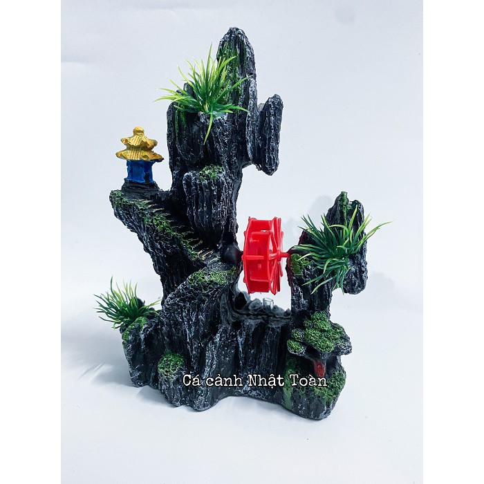 TIỂU CẢNH TRANG TRÍ HỒ CÁ NON BỘ 12x5x18cm
