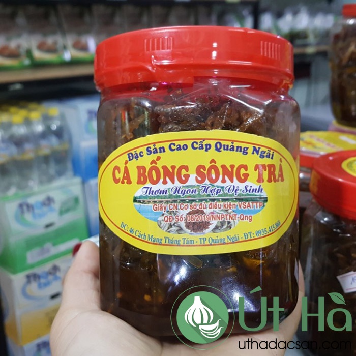Cá Bống Sông Trà  Kho Tiêu Chính Gốc Quảng Ngãi Cá Tự Nhiên Thịt Dai Ngon Đậm Đà - Út Hà Đặc Sản