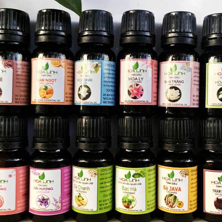 (100% nguyên chất) TINH DẦU thiên nhiên HOALINH  100ML - Tinh dầu xông phòng (25 mùi tự chọn)