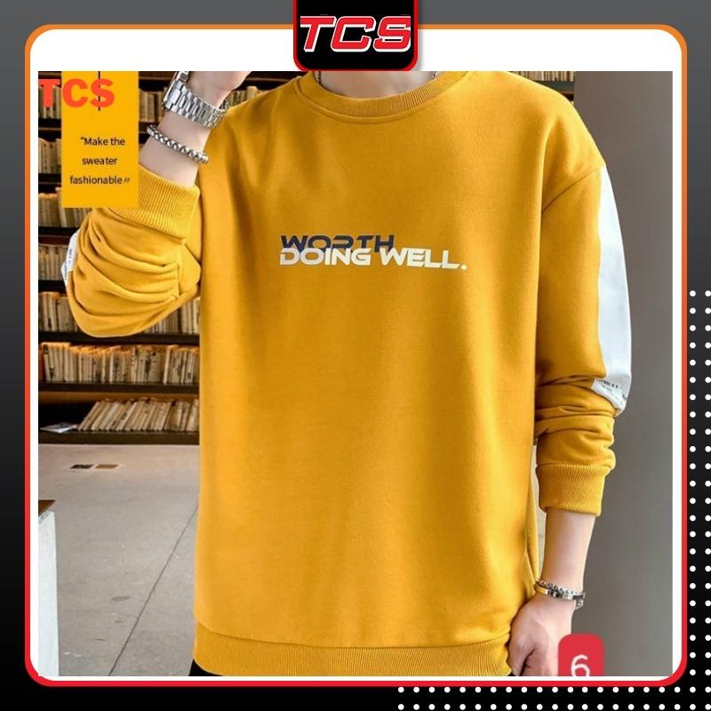 Áo Thun Nam Dài Tay,Phông Thể Thao Hàn Quốc Bo Tay Bo Gấu TCS at06