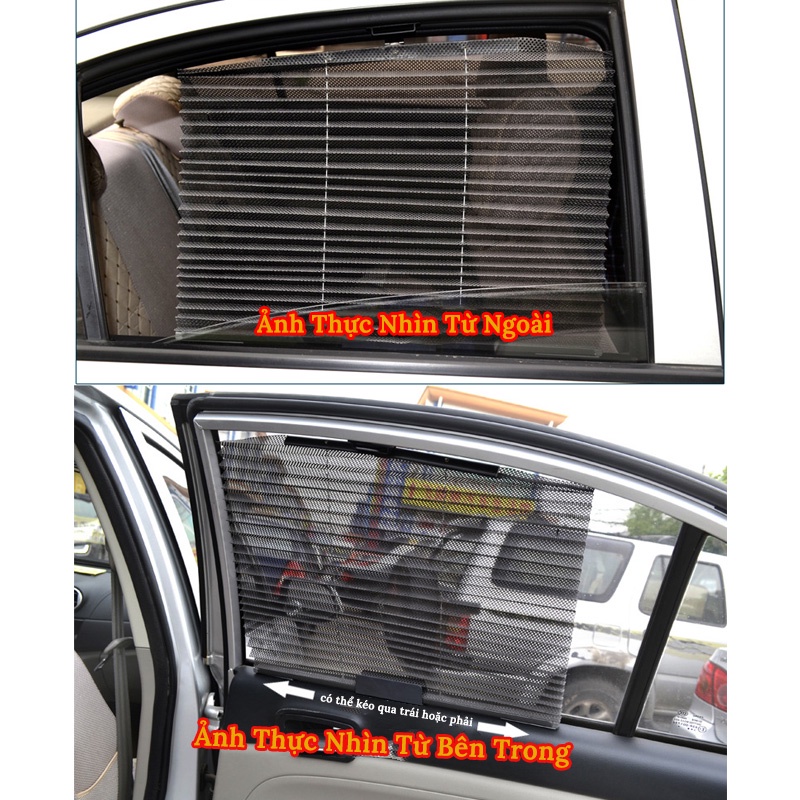 Rèm Che Nắng Ô Tô - Có Thể Cuộn Gọn Kéo Dãn Lên Xuống Tiện Lợi Carzone.Top