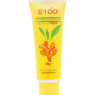 [CHỌN SIZE] Sữa rửa mặt E100 Nghệ Ngừa mụn 100G - CHÍNH HÃNG