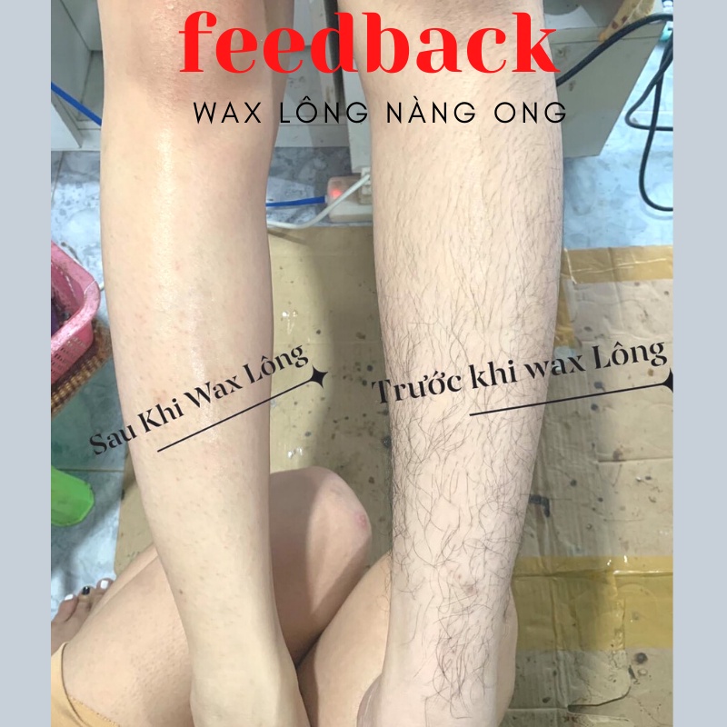 Sáp Wax triệt lông Tay, Chân, Nách, bikini tại nhà , không cần đun nóng - Wax Lạnh Nàng Ong