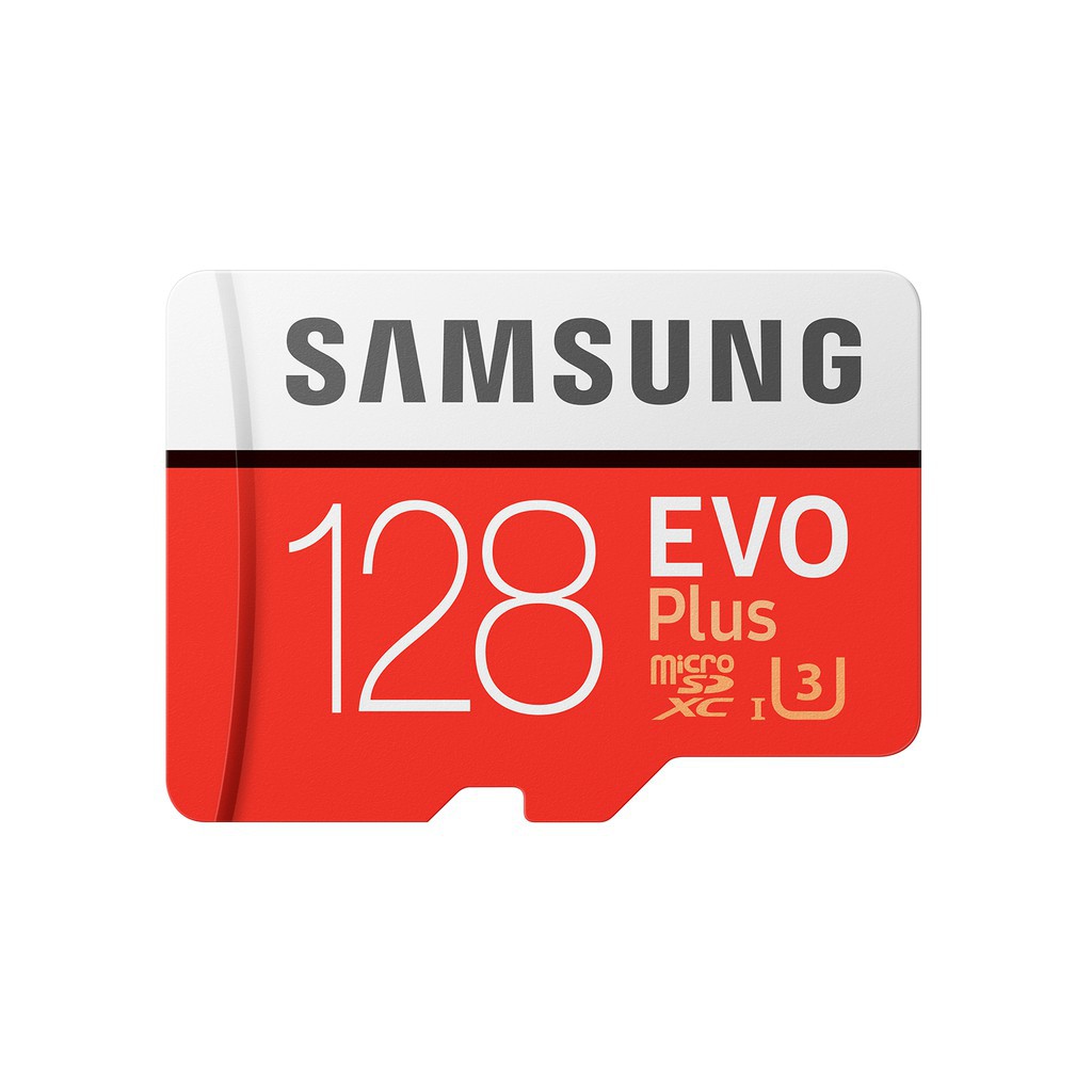 Thẻ nhớ microSDXC Samsung Evo Plus 128GB upto 100MB/s C10 U3 kèm Adapter