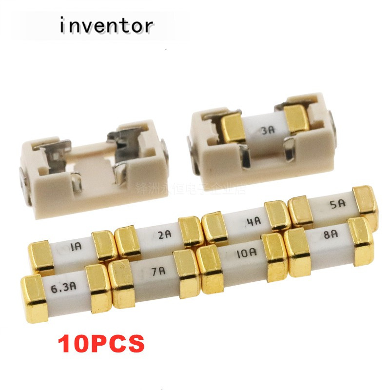 Set 10 Cầu Chì 0.5a 500ma 1a 2a 3a 4a 5a 6.3a 8a 10a 12a 15a 500ma 750ma 2410