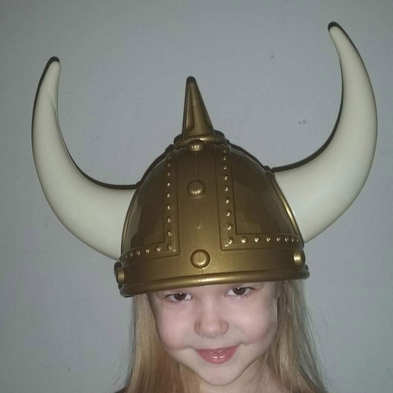 ✿ Nón Bảo Hiểm Hóa Trang Halloween Phong Cách Viking