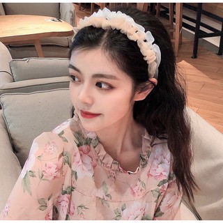 Bờm tóc vải voan Chiffon Headband