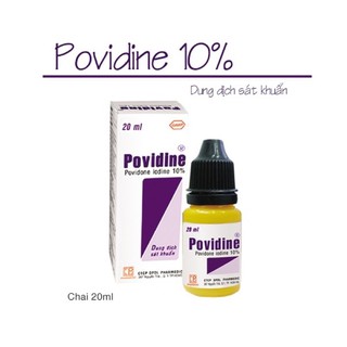 Dung Dịch Sát Trùng Mau Lành Vết Thương Povidine 10% Mekophar