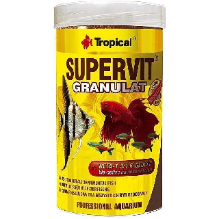 Thức ăn tổng hợp dạng hạt chìm dành cho các dòng cá thủy sinh - supervit granulat 1000ml/550g