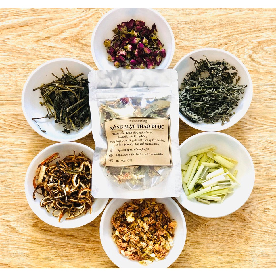 Thảo dược xông mặt