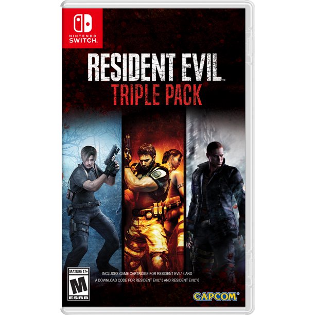 Game Nintendo Switch Resident Evil Triple Pack Hệ US