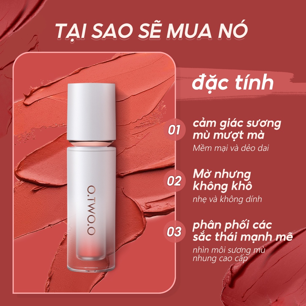 Son nước O.TWO.O mịn như nhung chống nước 2.5g | BigBuy360 - bigbuy360.vn