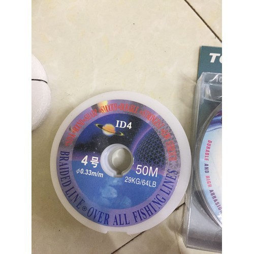 [xả kho] xả hàng Dù câu cá có lõi ID4 - id4 - 50m