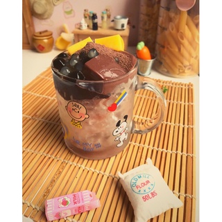 Set milo dầm trân châu pudding