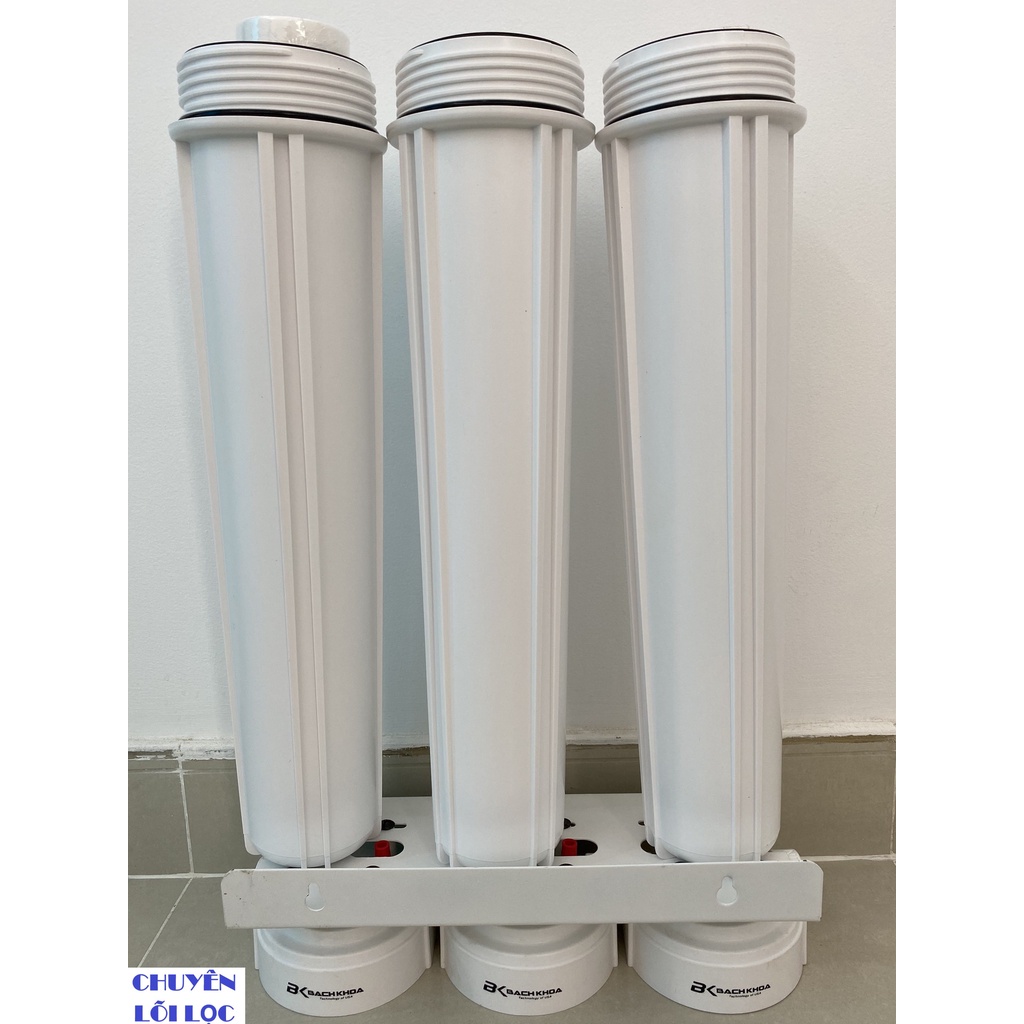Bộ lọc nước sinh hoạt cao cấp, bộ lọc tổng đầu nguồn, bộ lọc chặn đầu nguồn, bộ lọc thô đầu nguồn 3 cấp 20 inch