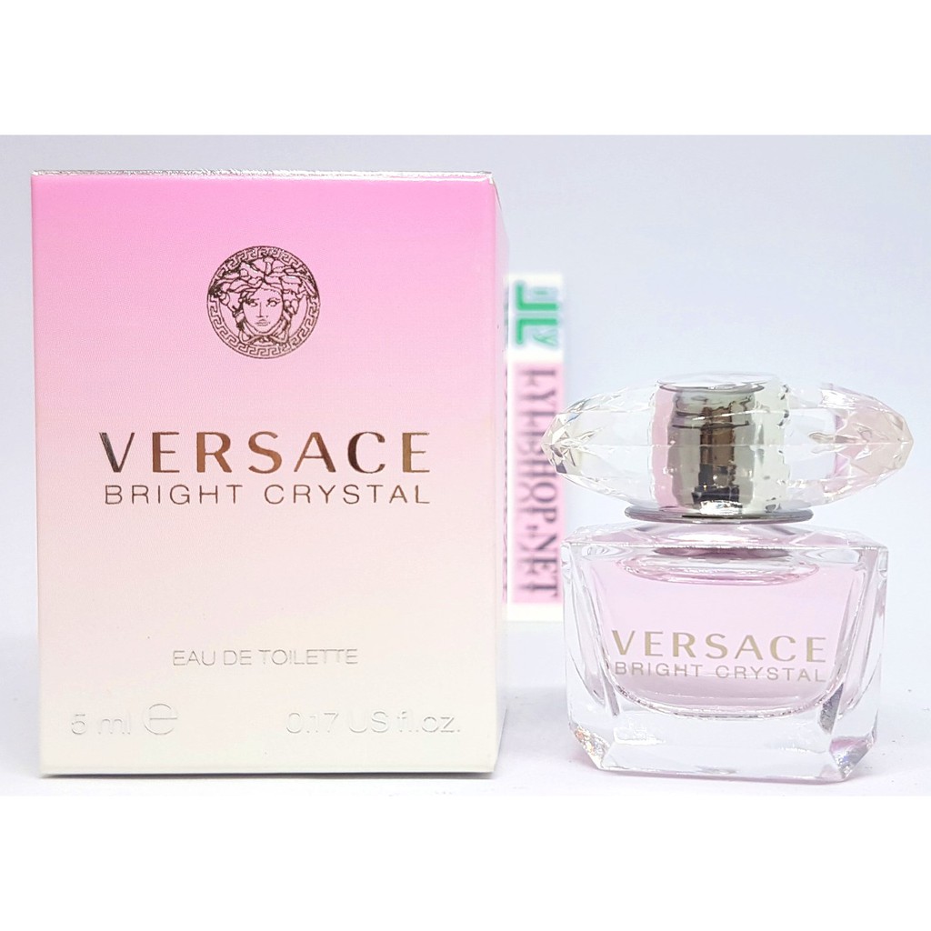 Nước hoa Versace Bright Crystal Eau de Toilette chai 5ml từ Ý