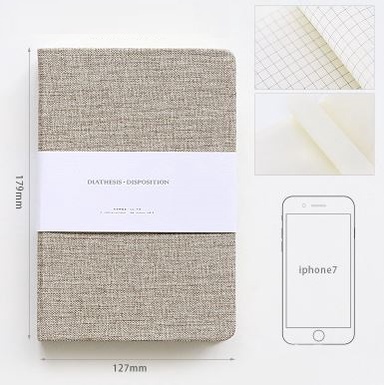 Sổ Tay Notebook Bìa Vải To The World