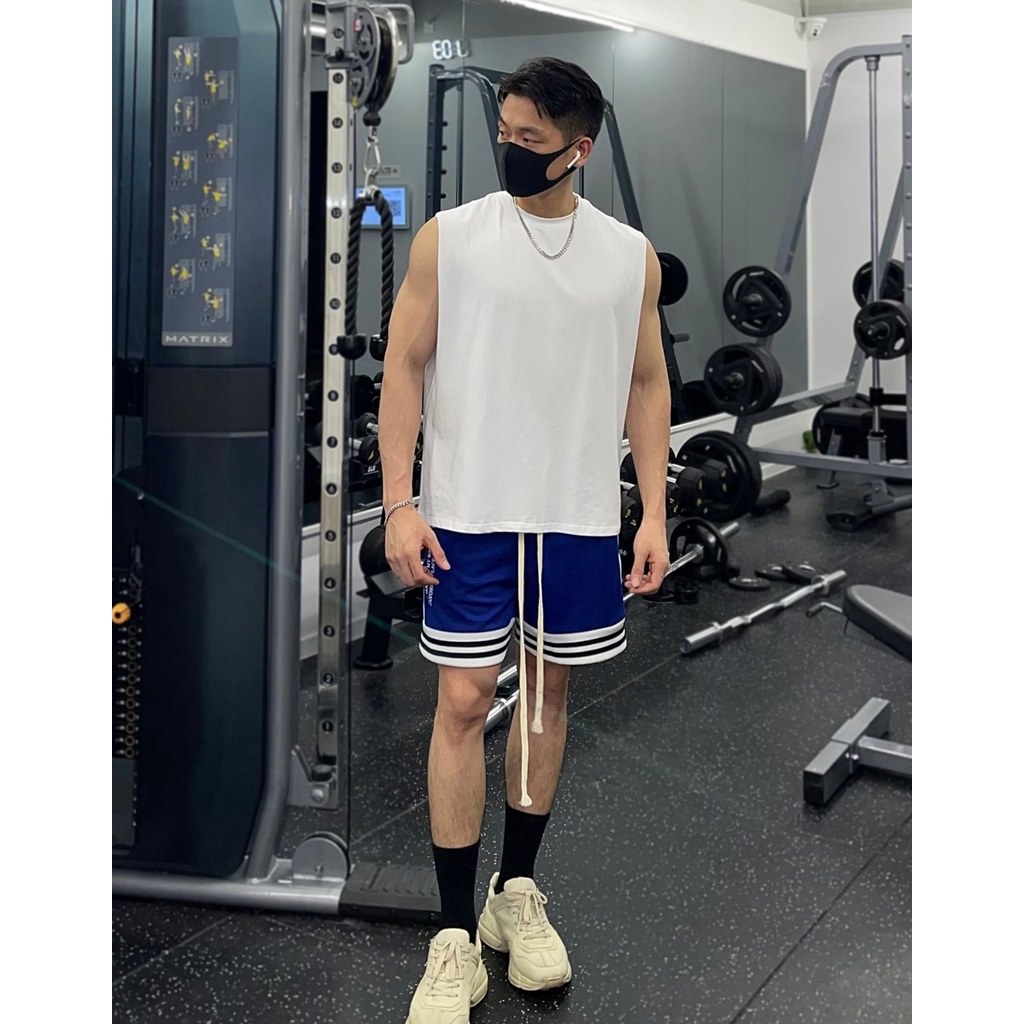 Áo Tanktop Nam Trơn Sát Nách Chất Cotton Nhập Khẩu Siêu Hot Cotton 4 Chiều Co Dãn Đàn Hồi Thoải Mái