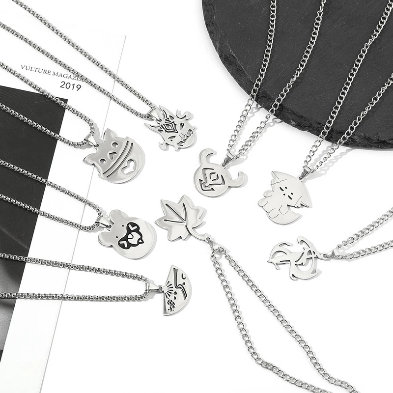 Dây Chuyền Inox Hóa Trang Nhân Vật Trong Game Genshin Impact