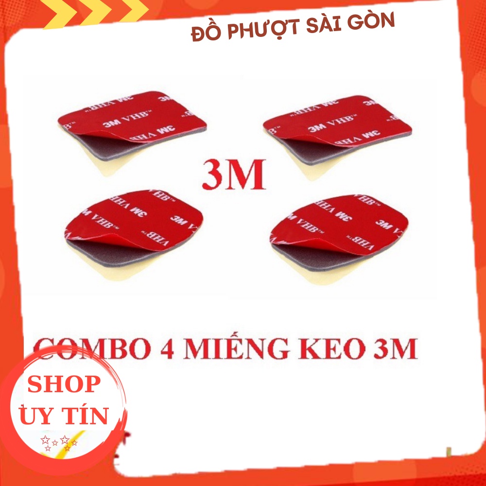 Combo 4 Miếng Keo 3M Dán Đế Camera Hành Trình