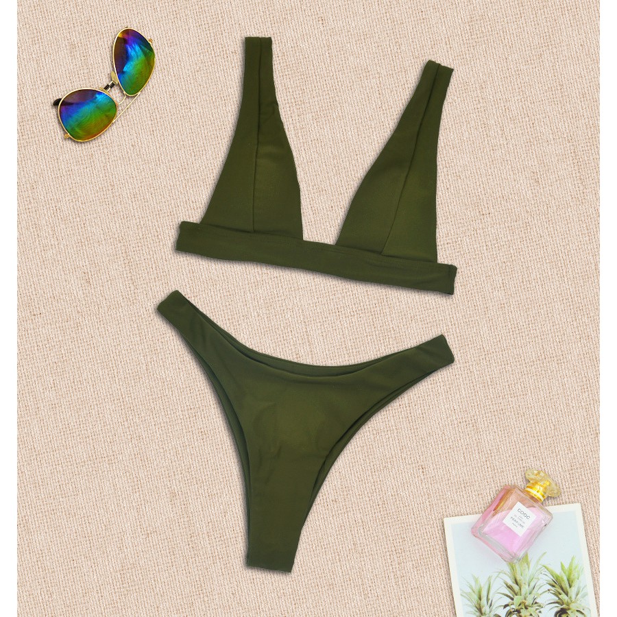 Bộ Bikini 14 Màu Kiểu Dáng Đơn Giản H385 | BigBuy360 - bigbuy360.vn