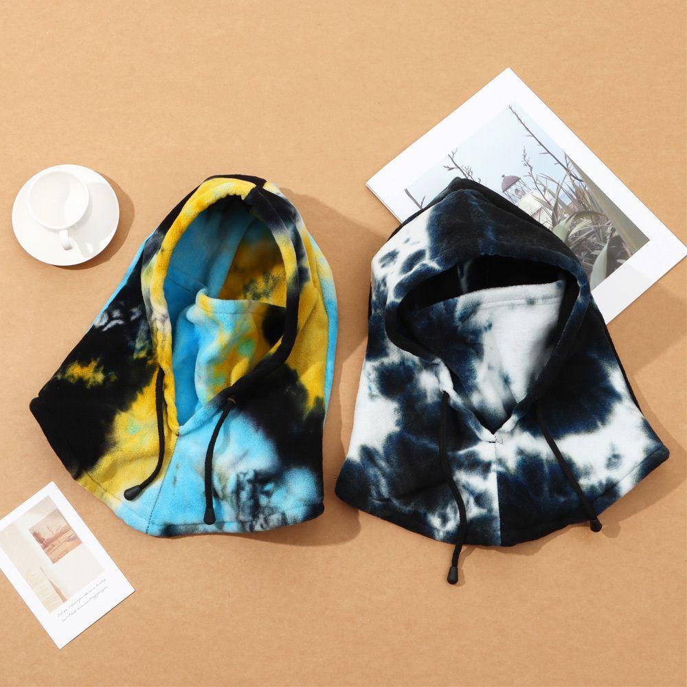 HS Mũ Balaclava Vải Lông Cừu Giữ Ấm Cổ Màu Cầu Vồng Dùng Khi Leo Núi