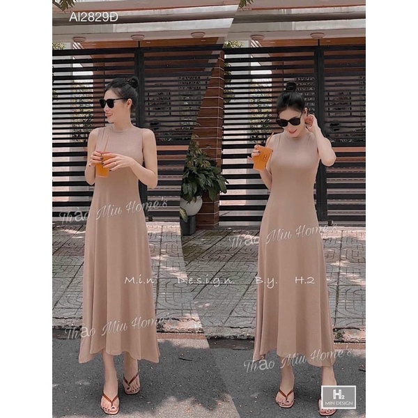 Đầm body thun lạnh lên dáng siêu xinh nhiều màu