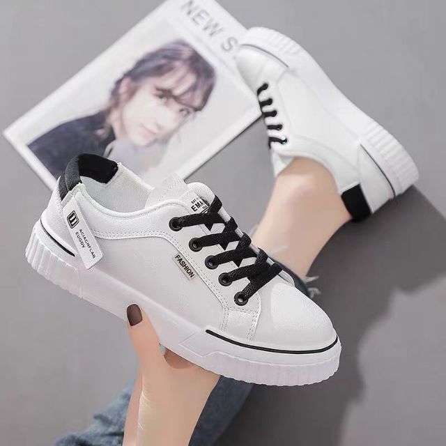 Giầy thể thao nữ, giầy siêu hót 2020, giầy màu trắng đế cao 5cm mã BT99 | BigBuy360 - bigbuy360.vn
