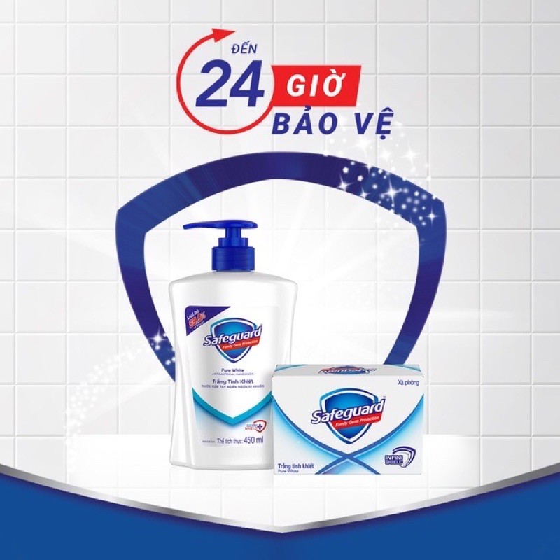 nước rửa tay diệt khuẩn safeguard 225ml