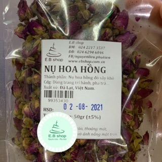 NỤ HOA HỒNG KHÔ 50GR