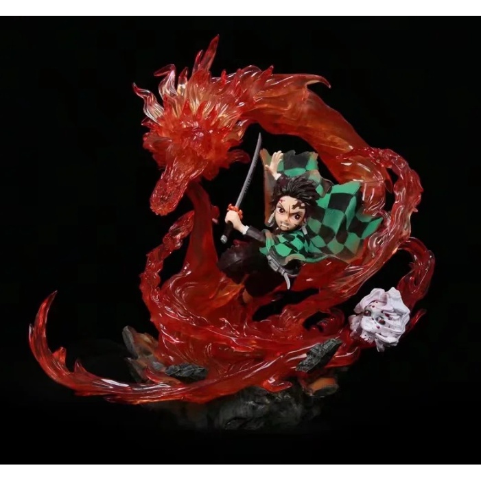 Mô hình kamado Tanjiro hỏa thần rồng lửa Kimetsu no Yaiba - Demon Slayer