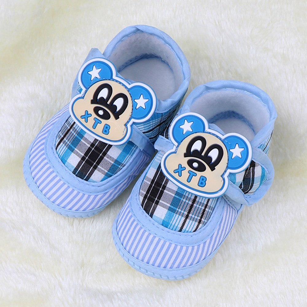 Giày Vải Cotton Đế Mềm Cho Bé Gái Từ 0-1 Tuổi