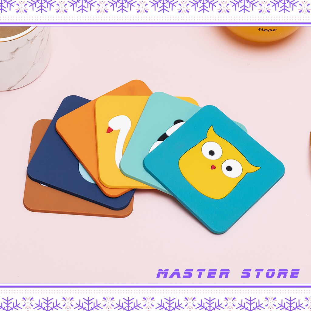 Lót ly, lót nồi silicon dễ thương rẻ vô địch Master Store | BigBuy360 - bigbuy360.vn