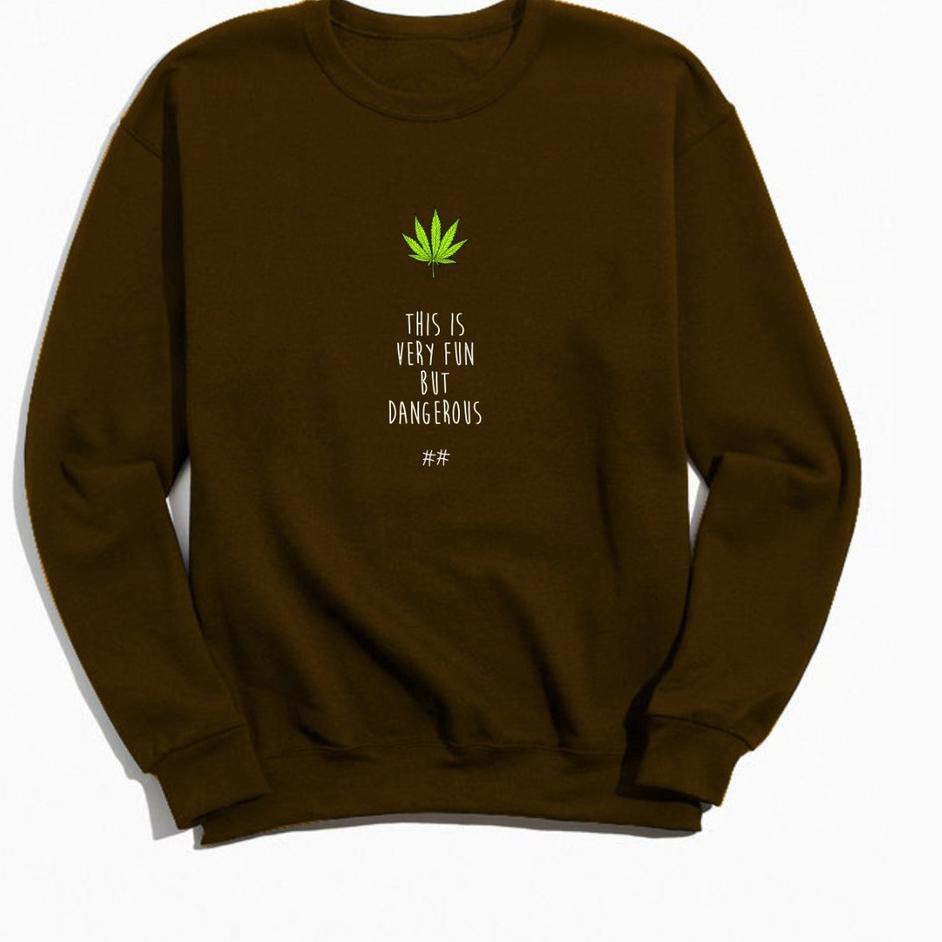 ♤ Áo Nỉ Tay Dài In Chữ Thời Trang Cho Nam Và Nữ ♗