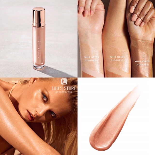 Nhũ Bắt Sáng Body Fenty Beauty Who Needs Clothes