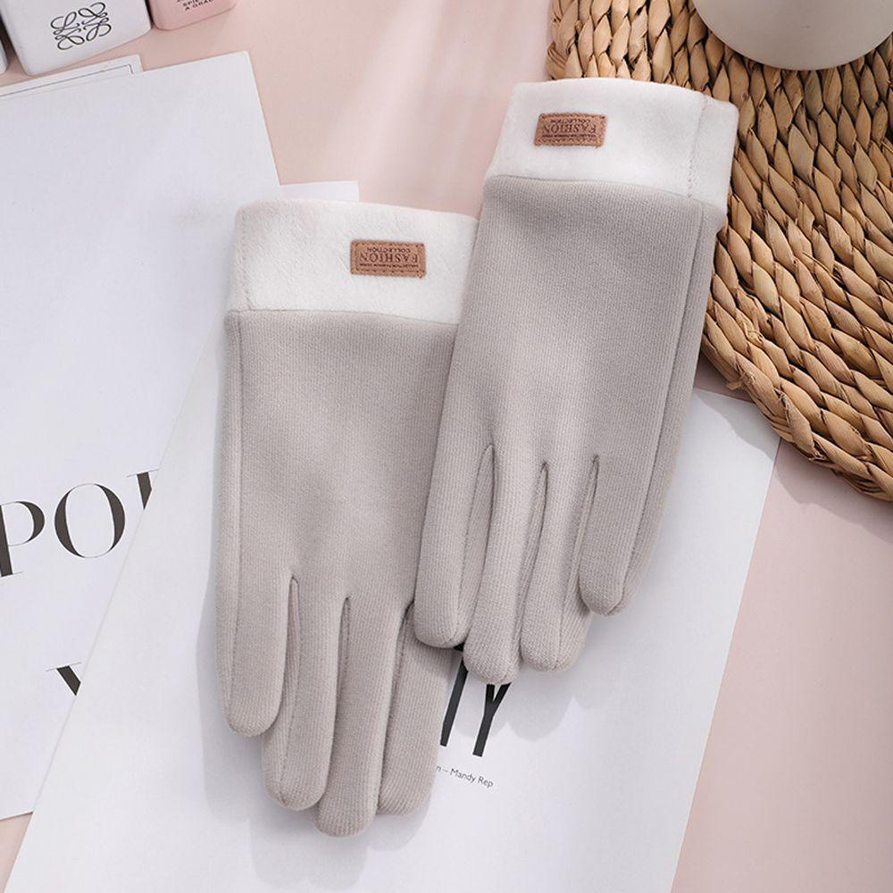 Găng Tay Lái Xe Chống Gió Giữ Ấm Thoáng Khí Cho Nữ