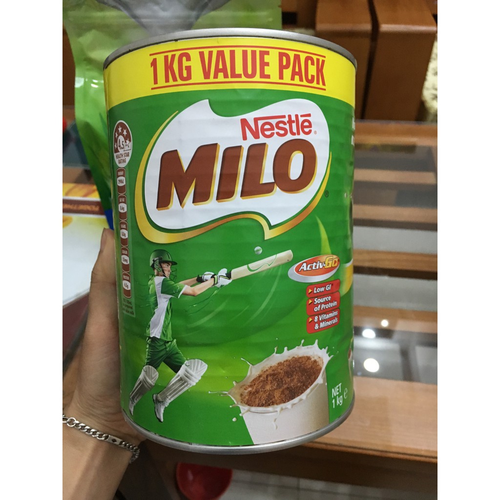 Sữa Milo Úc 1 kg Mẫu mới  - Date 2020