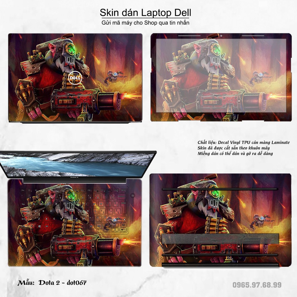 Skin dán Laptop Dell in hình Dota 2 nhiều mẫu 11 (inbox mã máy cho Shop)