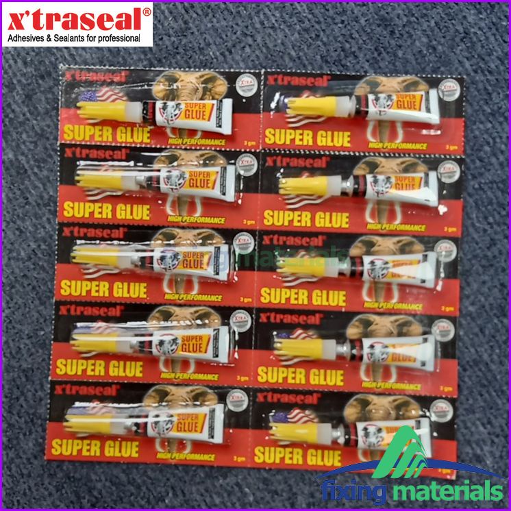 Bộ 10 vĩ keo con voi Super Glue, thương hiệu X'traseal