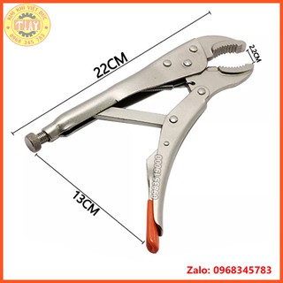 Kìm chết hàm cong Asaki 10 inch (250mm)