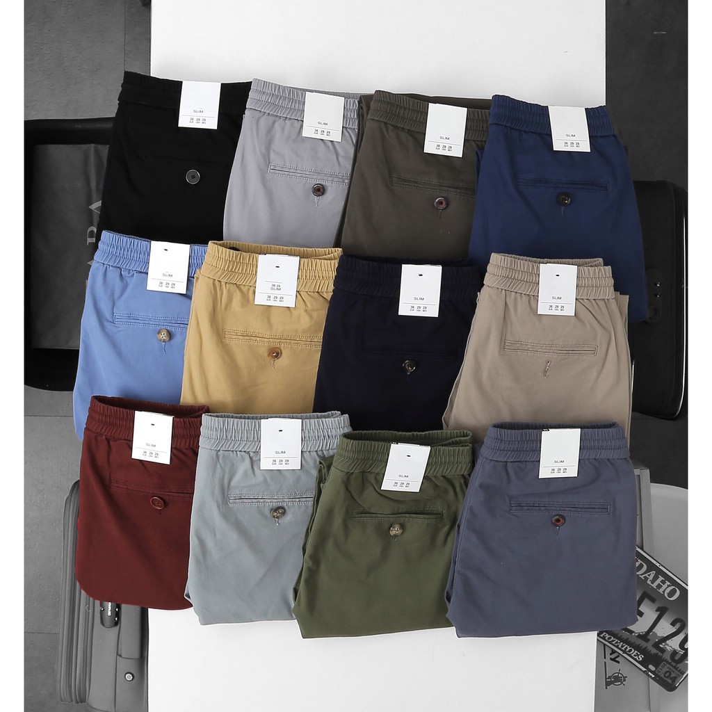 (8 Màu) Quần Jogger Nam Kaki - Quần Jogger Kaki Nam Cao Cấp Co Giãn Mặc Mát Hàng Hiệu Phong Cách - JOG02 - GUSTA | BigBuy360 - bigbuy360.vn