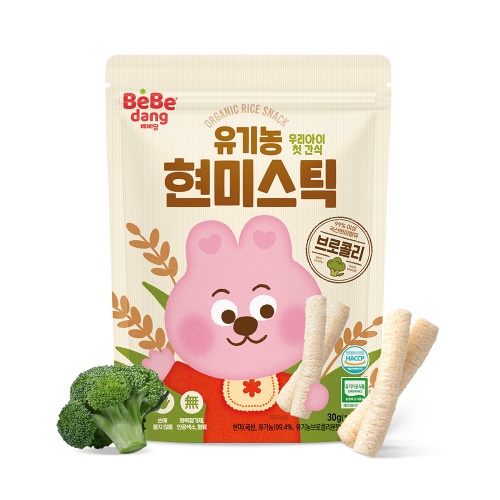 Bánh Gạo Ăn Dặm Bebedang Hữu Cơ Hàn Quốc Cho Bé Ăn Dặm Từ 6 Tháng Tuổi Dễ Cầm Nắm Dễ Tan