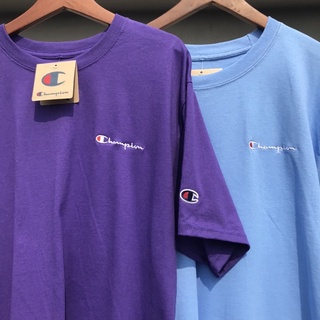 Áo thun Champion thêu tagless mini logo authentic