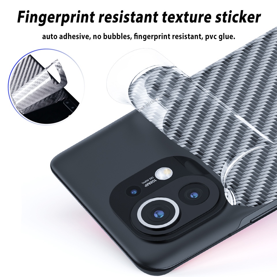 Sợi carbon Miếng dán PPF mặt sau Cho Samsung Galaxy A34 A54 S23 S22 S21 S20 Ultra Note 20 8 9 10 Lite S10 S9 S8 Plus A04 A13 A23 A33 A53 A73 A72 A52s A32 A12 A42 A10s A20s A30s A50 A50s A21s A10 A20 A30 A11 A31 A51