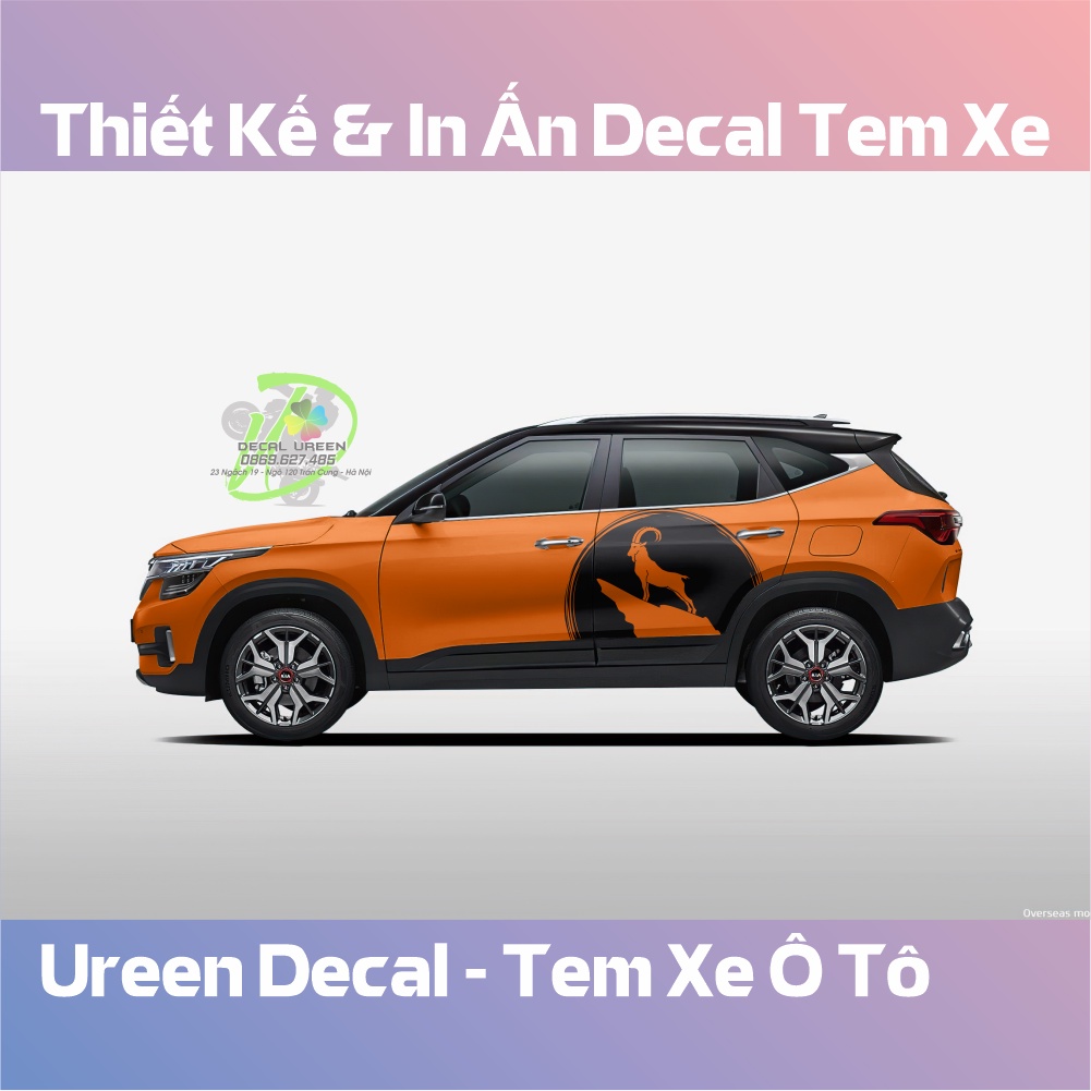 Decal Tem Xe SELTOS Mẫu 012